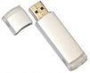 VF-604 алюминиевая флешка с пластиковыми вставками Серебристая 8GB